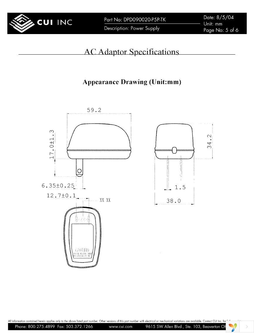 DPD090020-P5P-TK Page 5