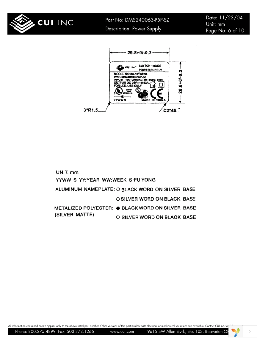 DMS240063-P5P-SZ Page 6