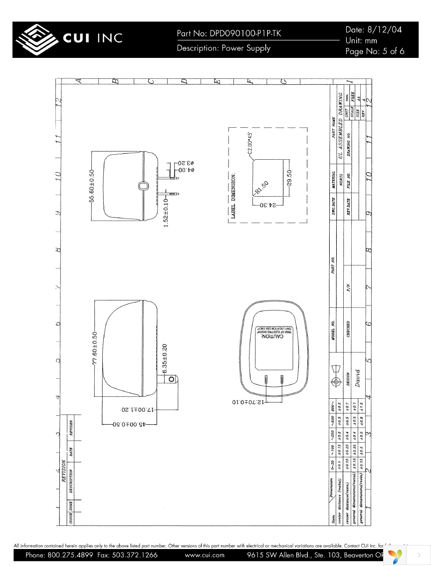 DPD090100-P1P-TK Page 5