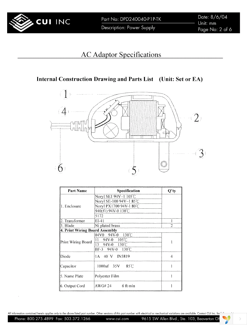 DPD240040-P1P-TK Page 2