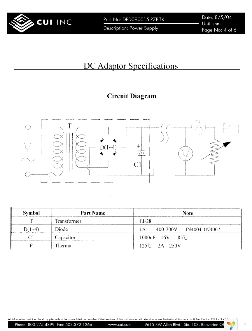 DPD090015-P7P-TK Page 4