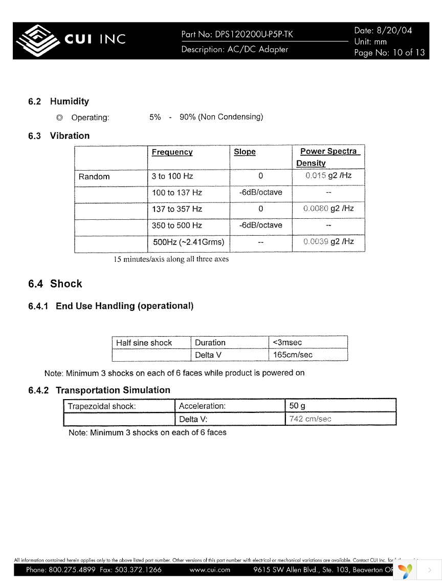 DPS120200U-P5P-TK Page 10