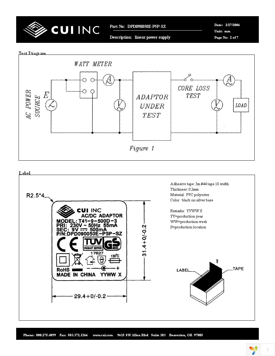 DPD090050E-P5P-SZ Page 2