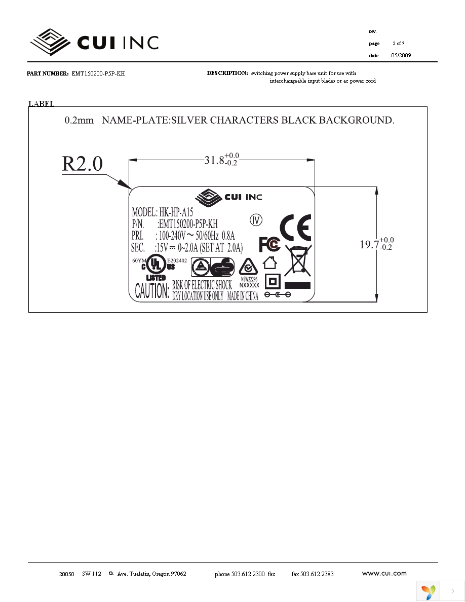 EMT150200-P5P-KH Page 2