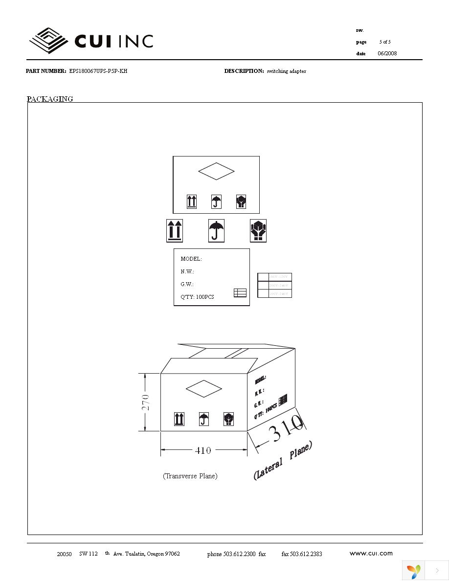 EPS180067UPS-P5P-KH Page 5