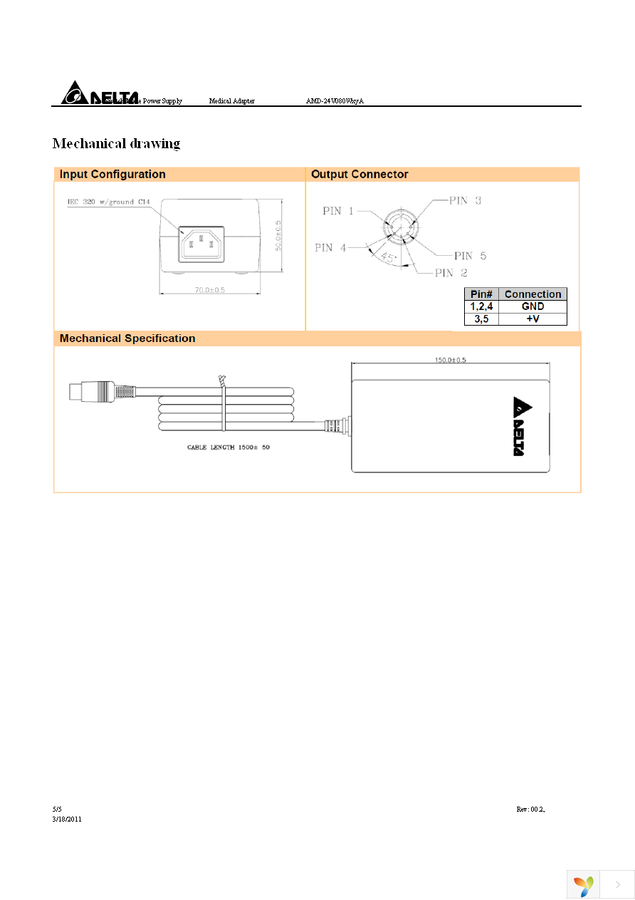 AMD-24V080W3CA Page 5