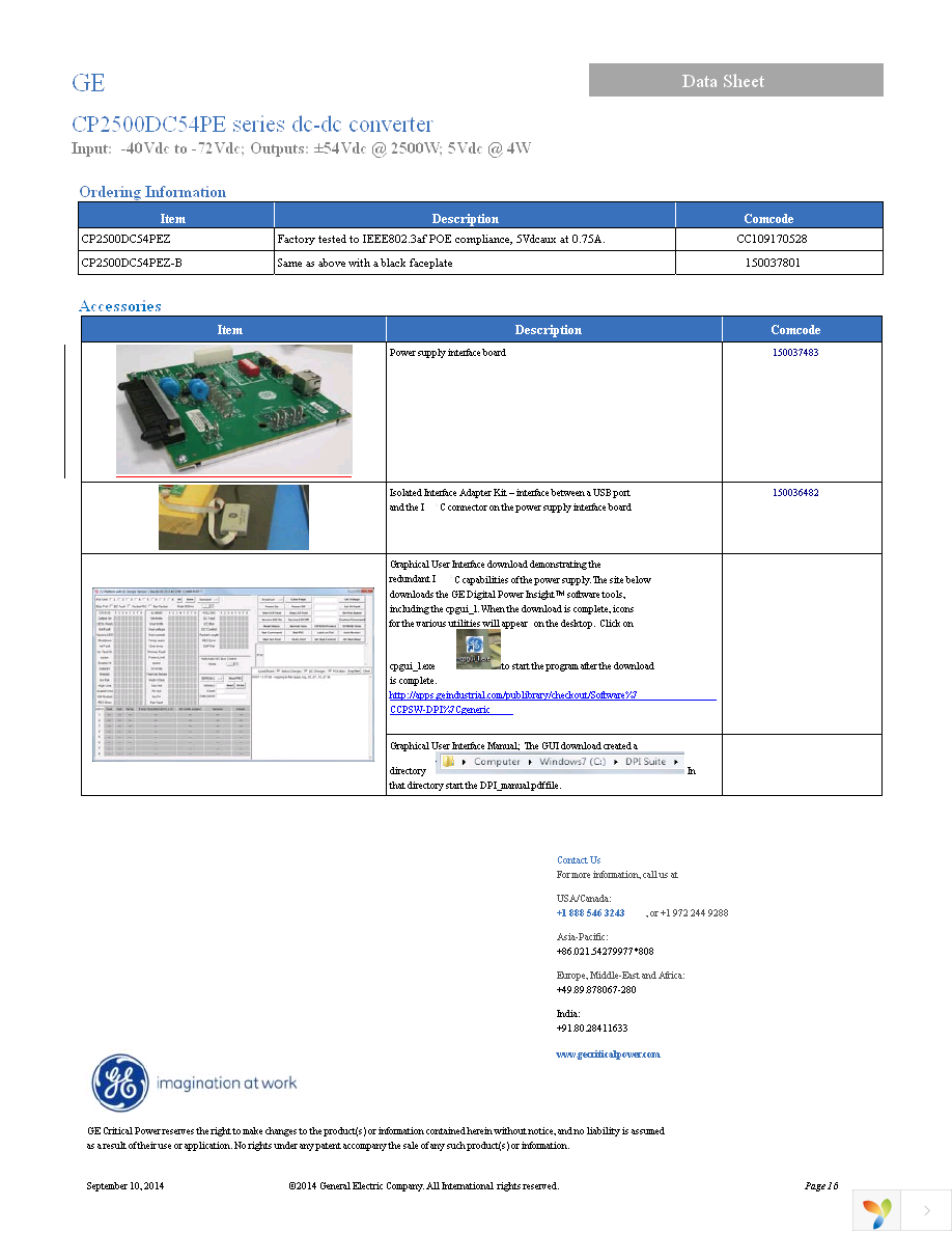 CP2500DC54-PEZ Page 16