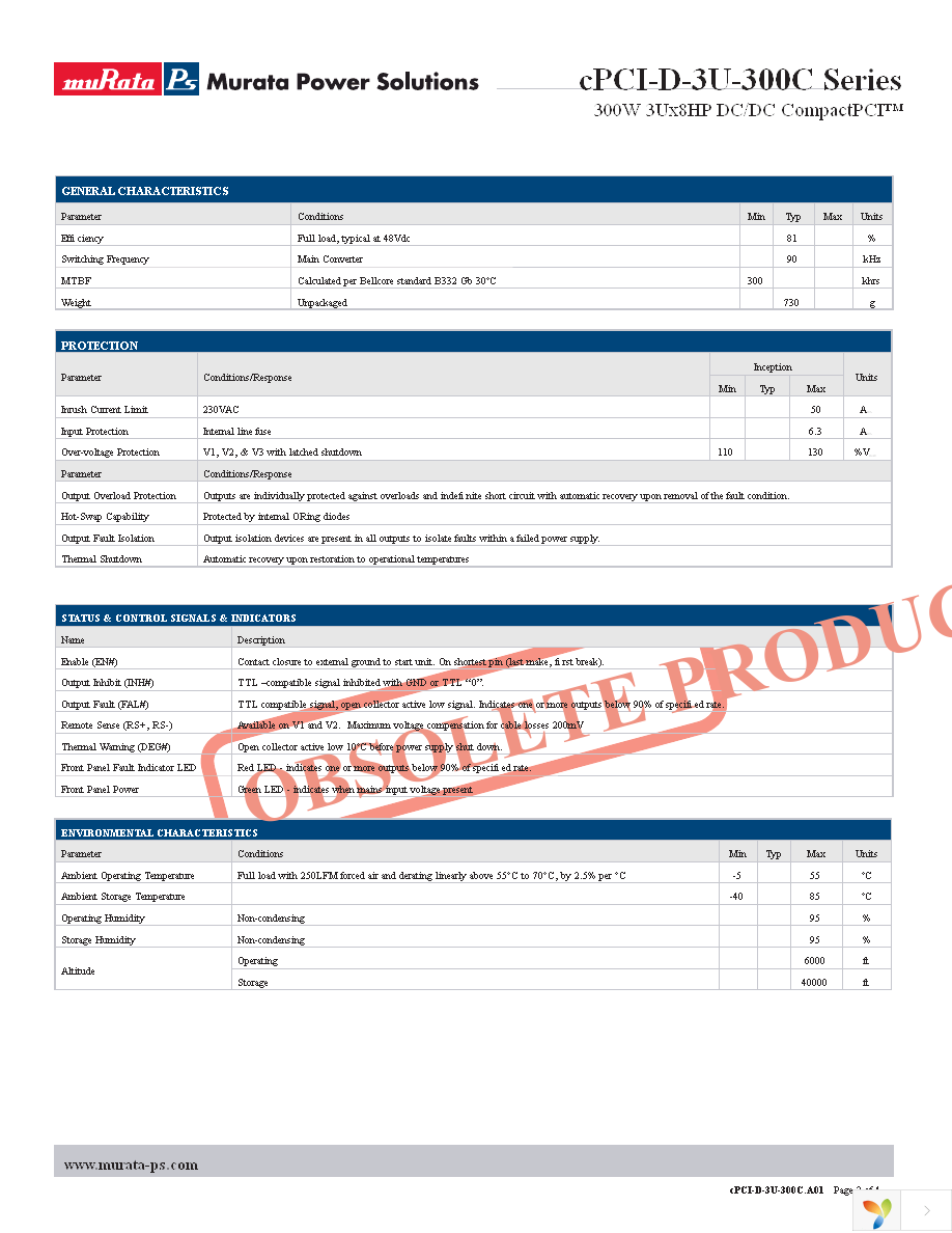 CPCI-D-3U-300C Page 2