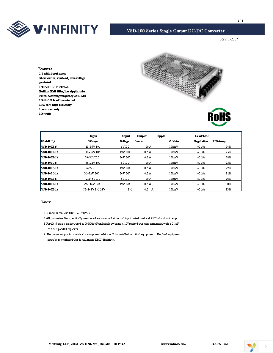 VSD-100D-24 Page 1