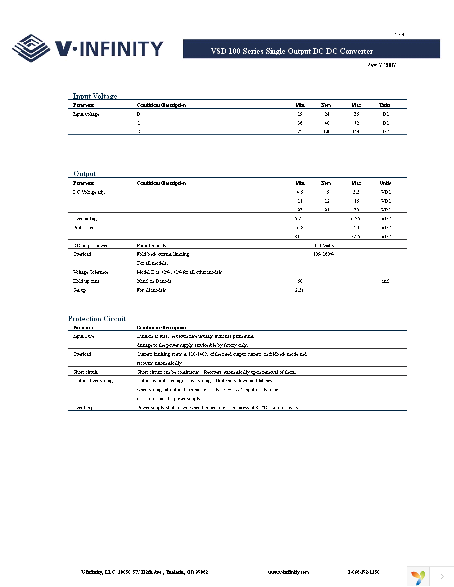 VSD-100D-24 Page 2