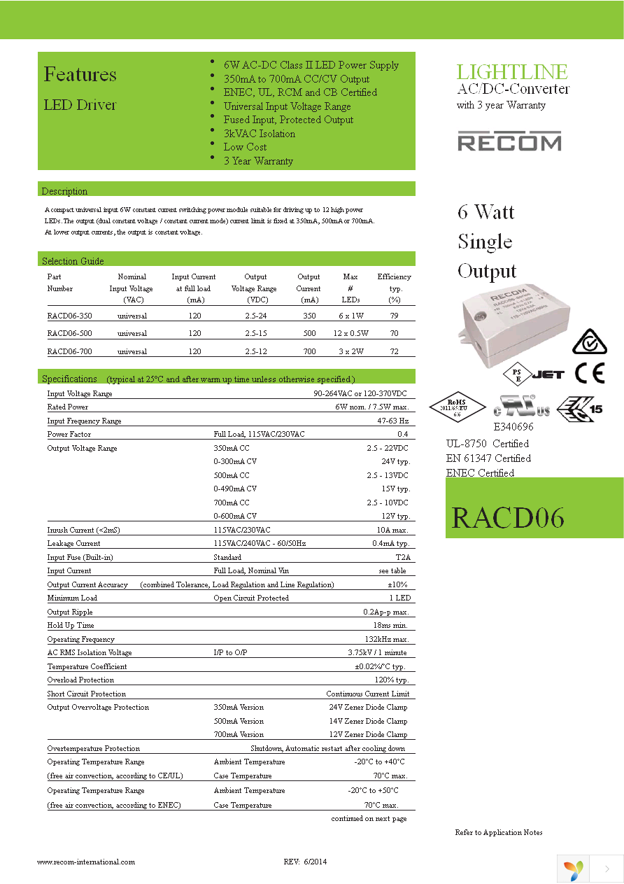 RACD06-700 Page 1