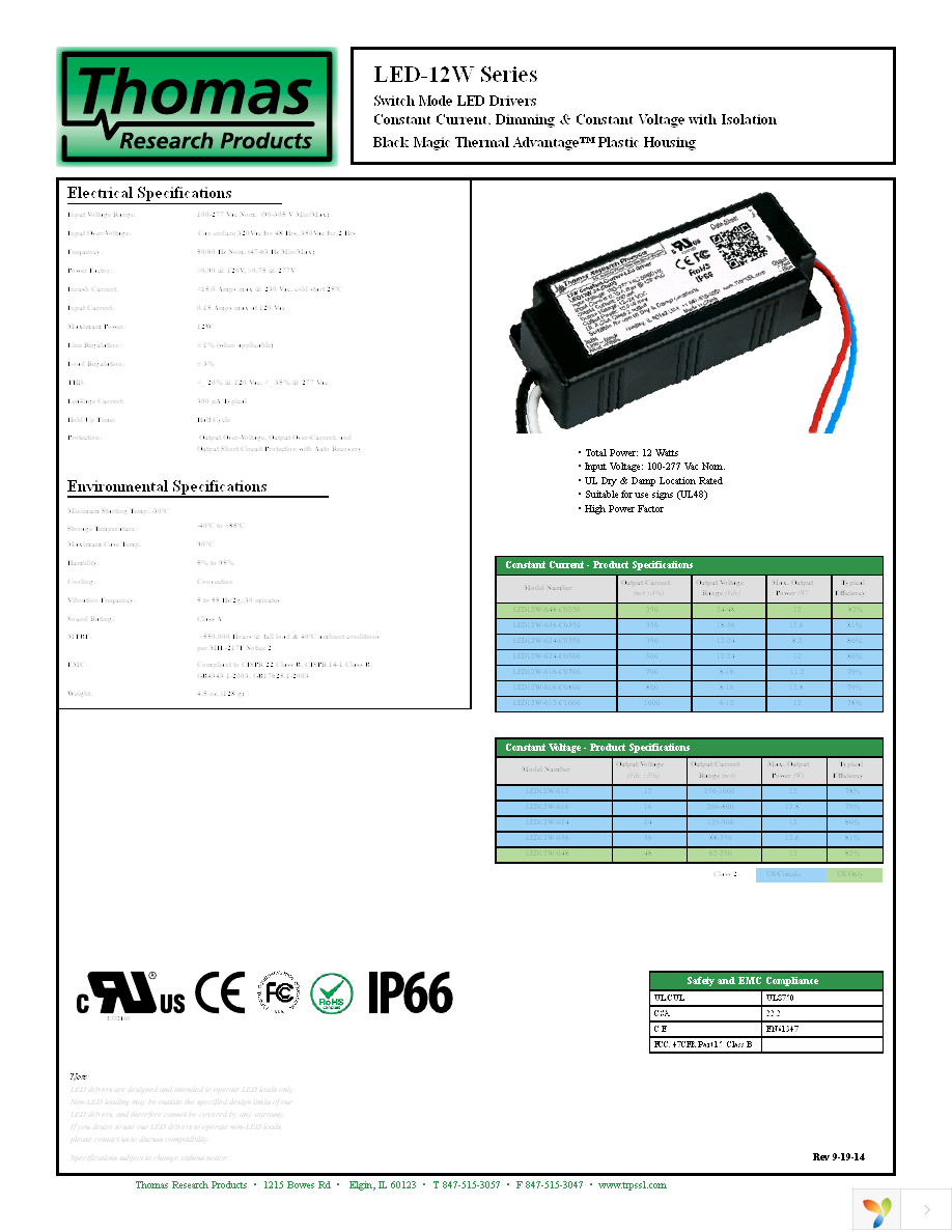 LED12W-36-C0350 Page 1