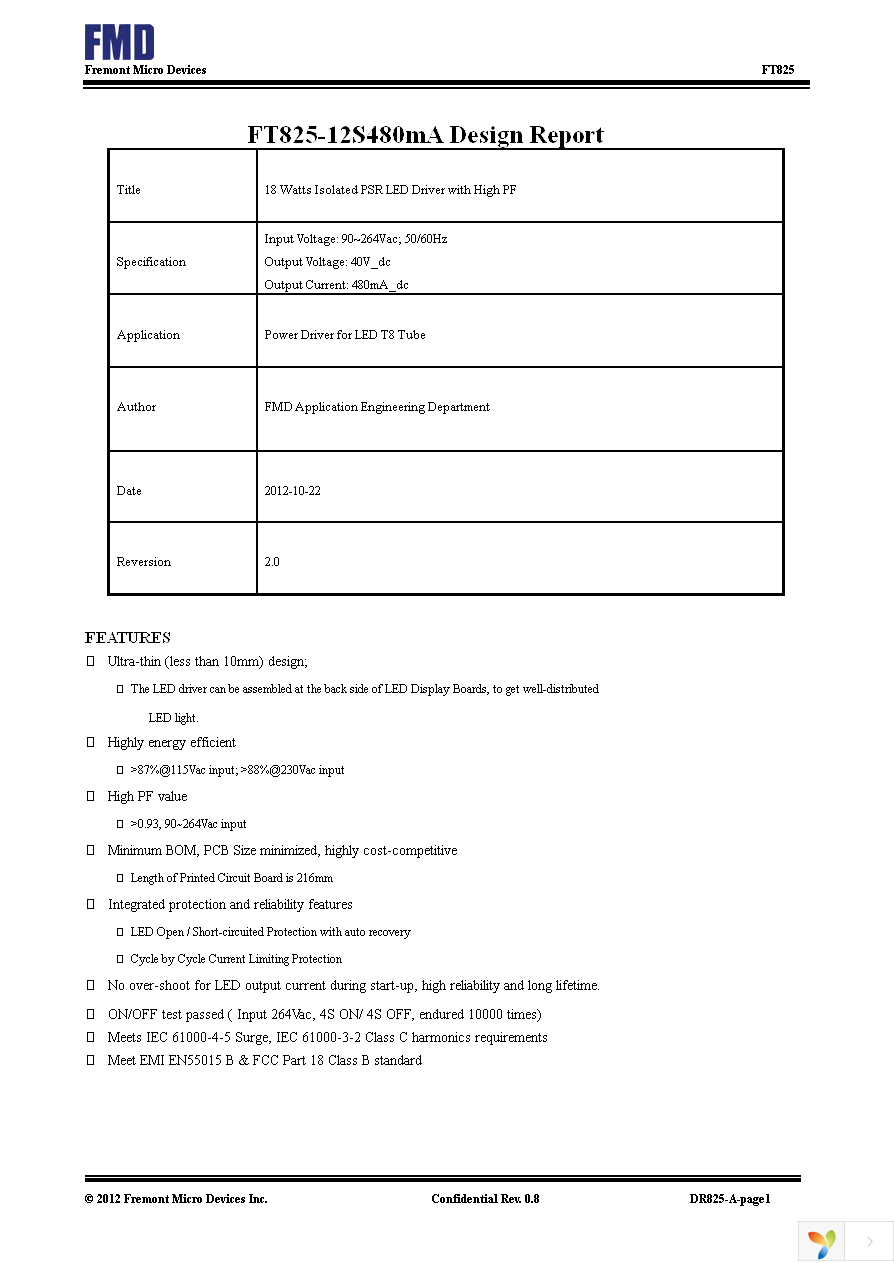 FT825-12S480MA Page 1