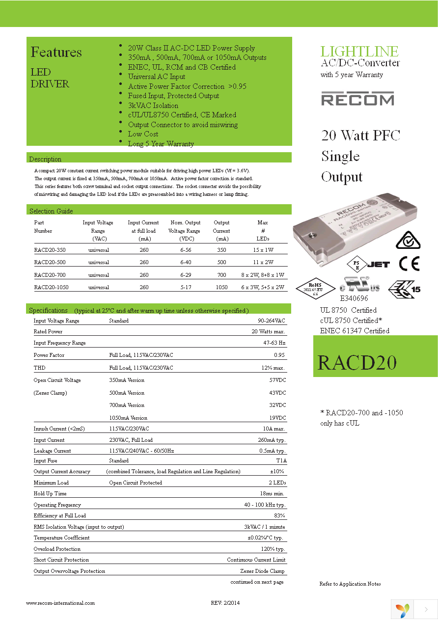 RACD20-350 Page 1