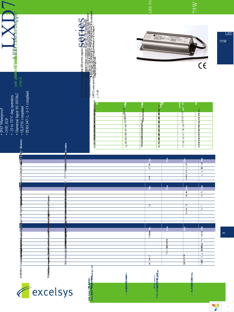 LXD75-0700SW Page 1