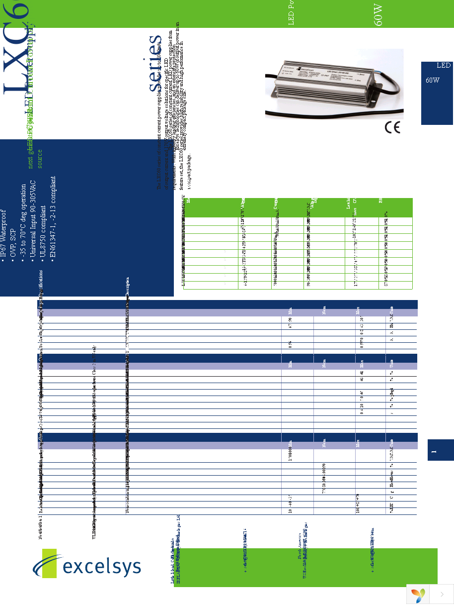 LXC60-0700SW Page 1