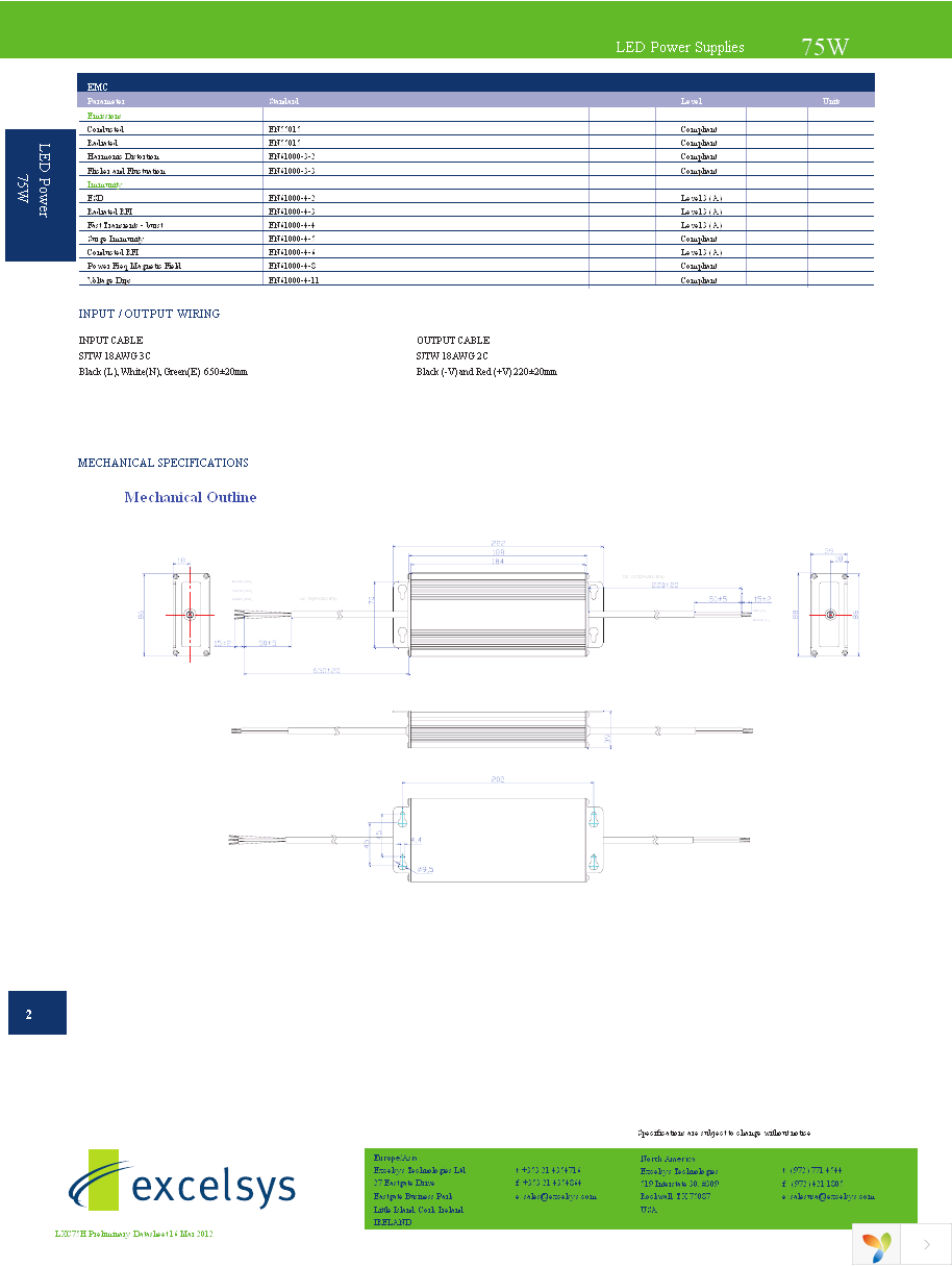 LXC75-1400SH Page 2