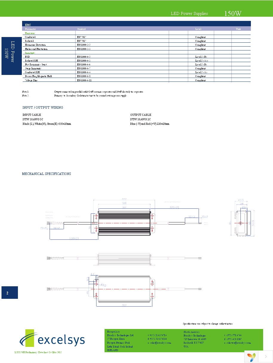 LXC150-0580SH Page 2