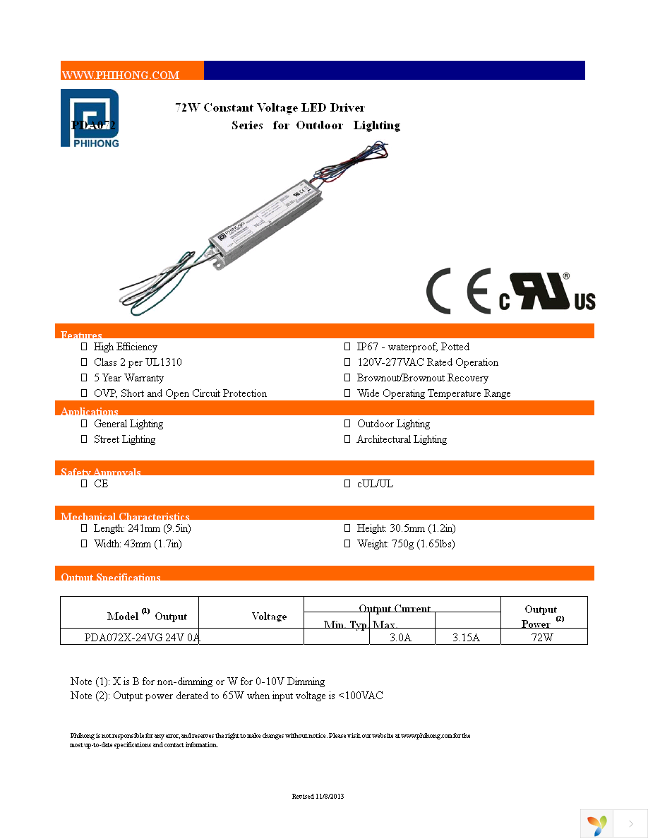 PDA072B-24VG-R Page 1