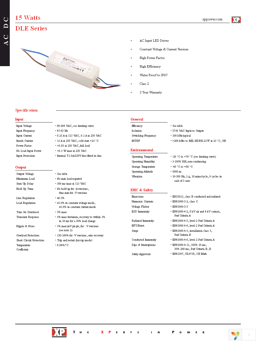 DLE15PS1250-A Page 1