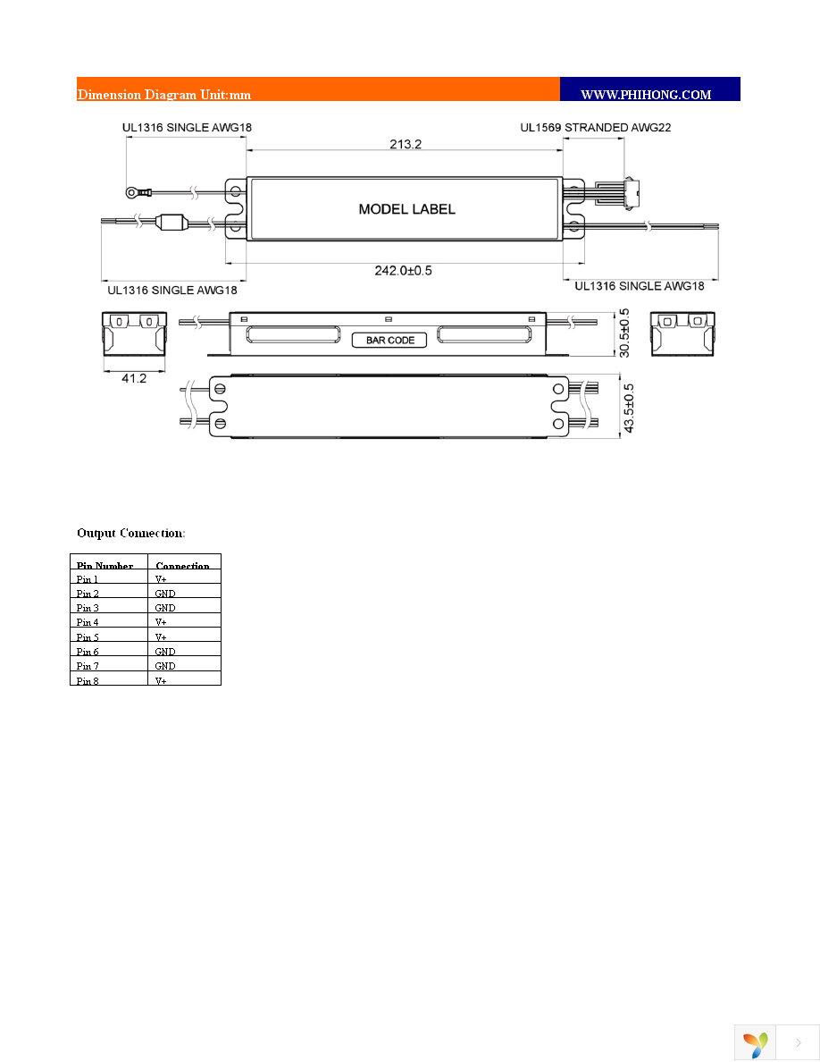 PDA037W-350G Page 3