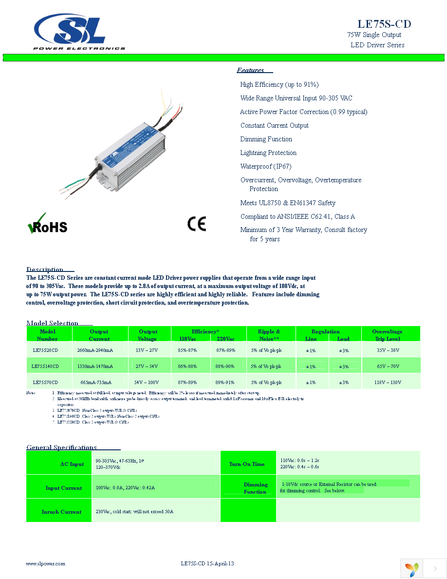 LE75S28CD Page 1