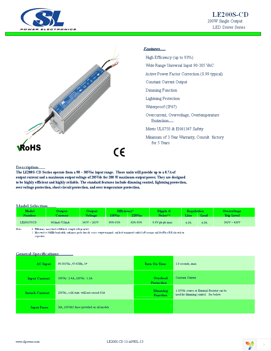 LE200S70CD Page 1