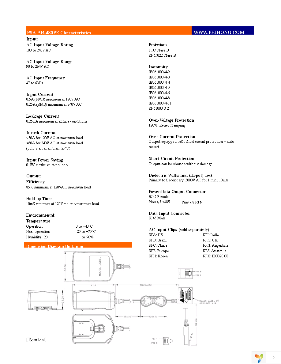 PSA15R-480PE Page 2