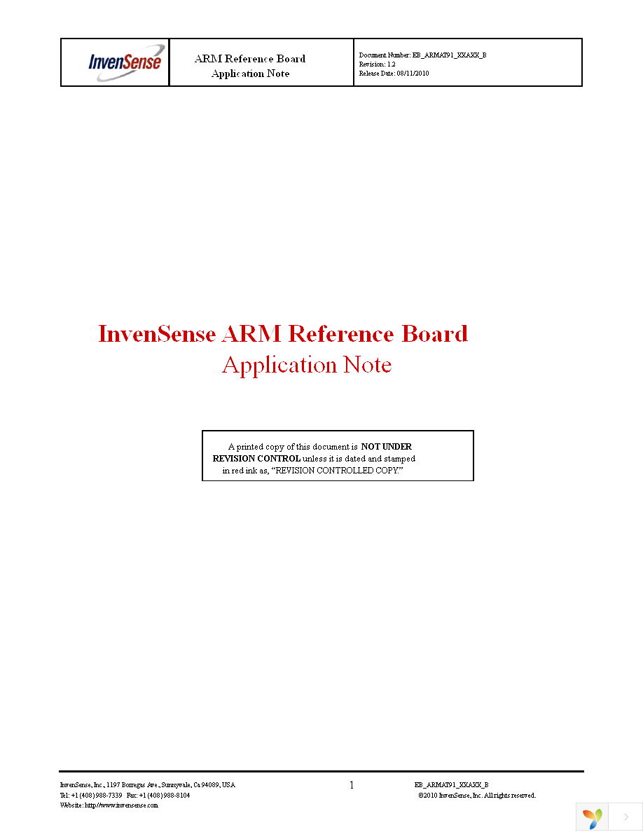EV_INV-ARM Page 1