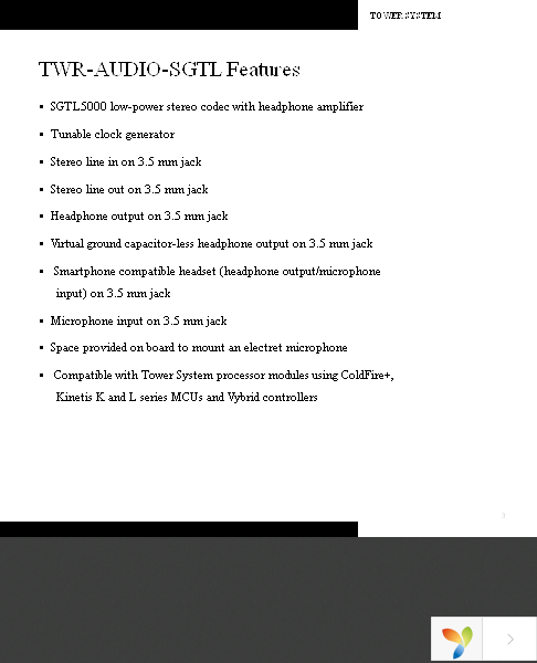 TWR-AUDIO-SGTL Page 3