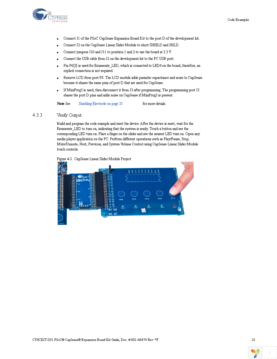 CY8CKIT-031 Page 21