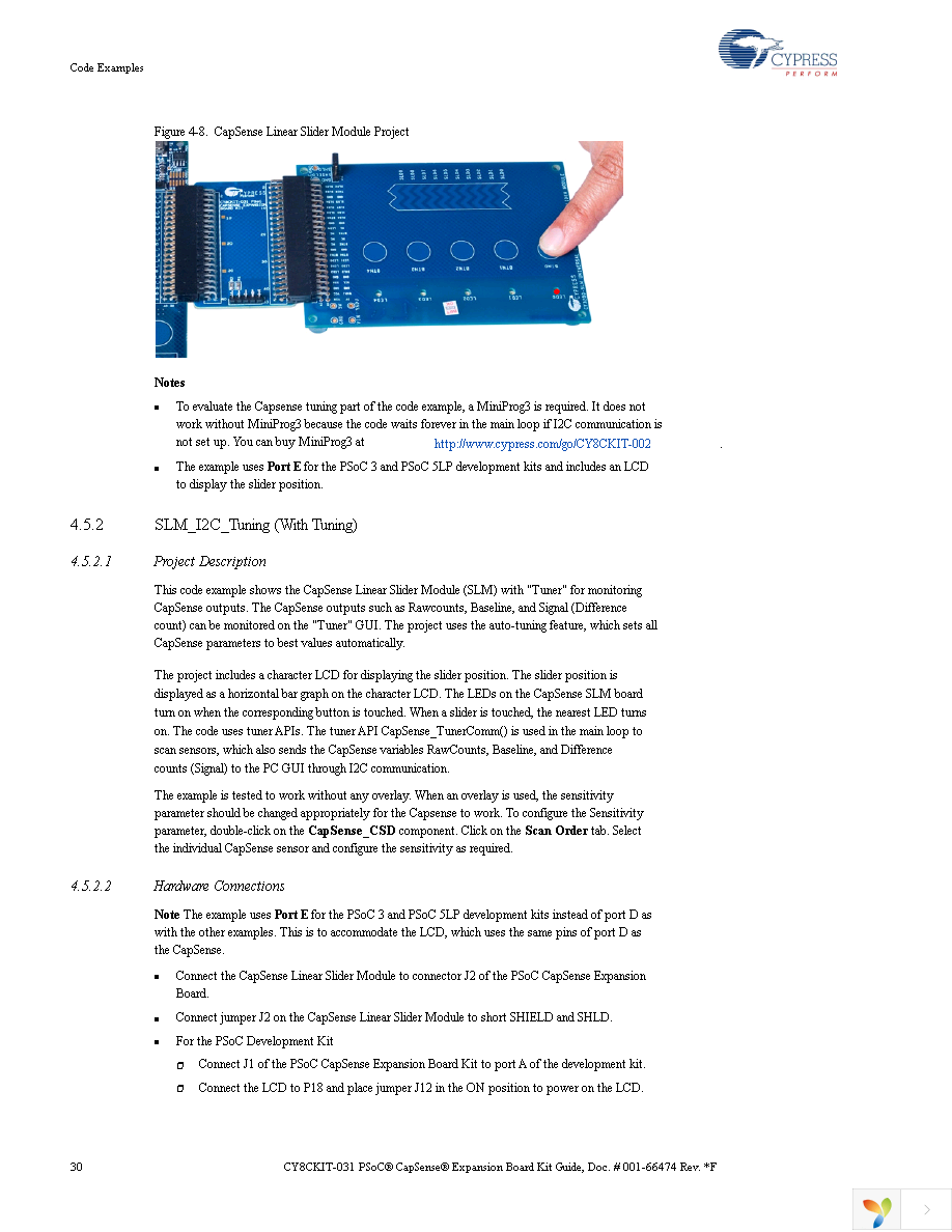 CY8CKIT-031 Page 30