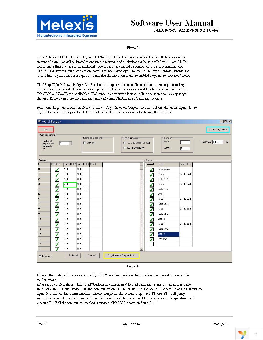 PTC04_SENSORS_MULTI_CALIBRATION_BOARD Page 12