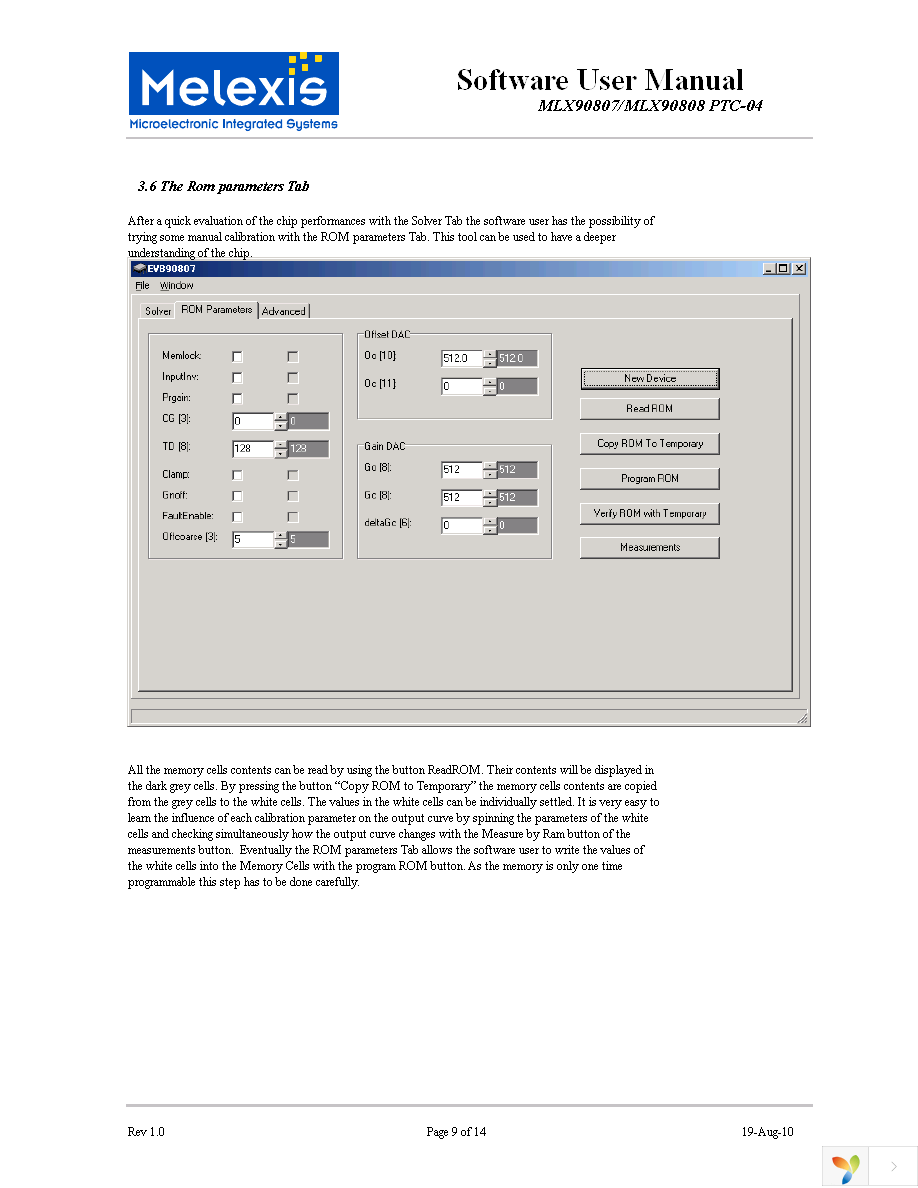 PTC04_SENSORS_MULTI_CALIBRATION_BOARD Page 9