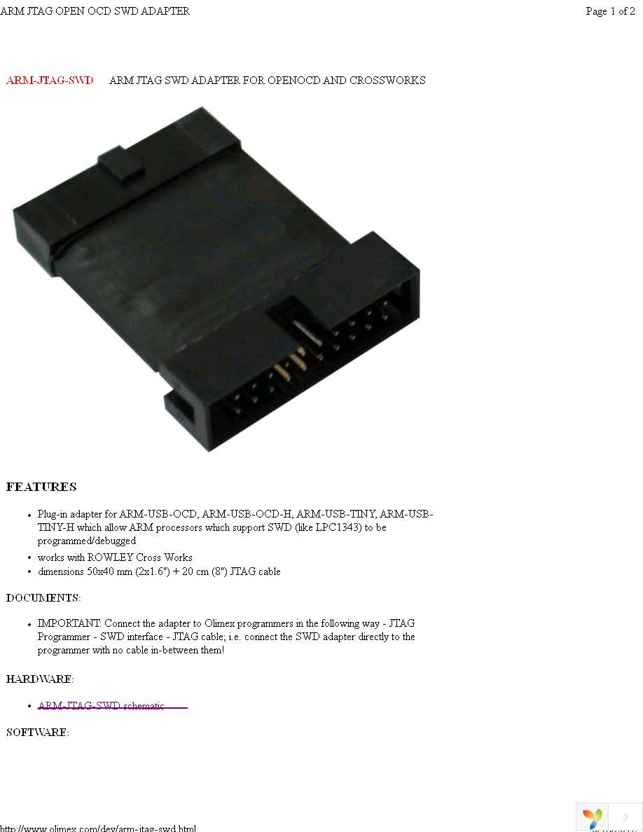 ARM-JTAG-SWD Page 1