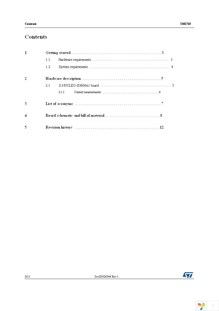 X-NUCLEO-IDB04A1 Page 2