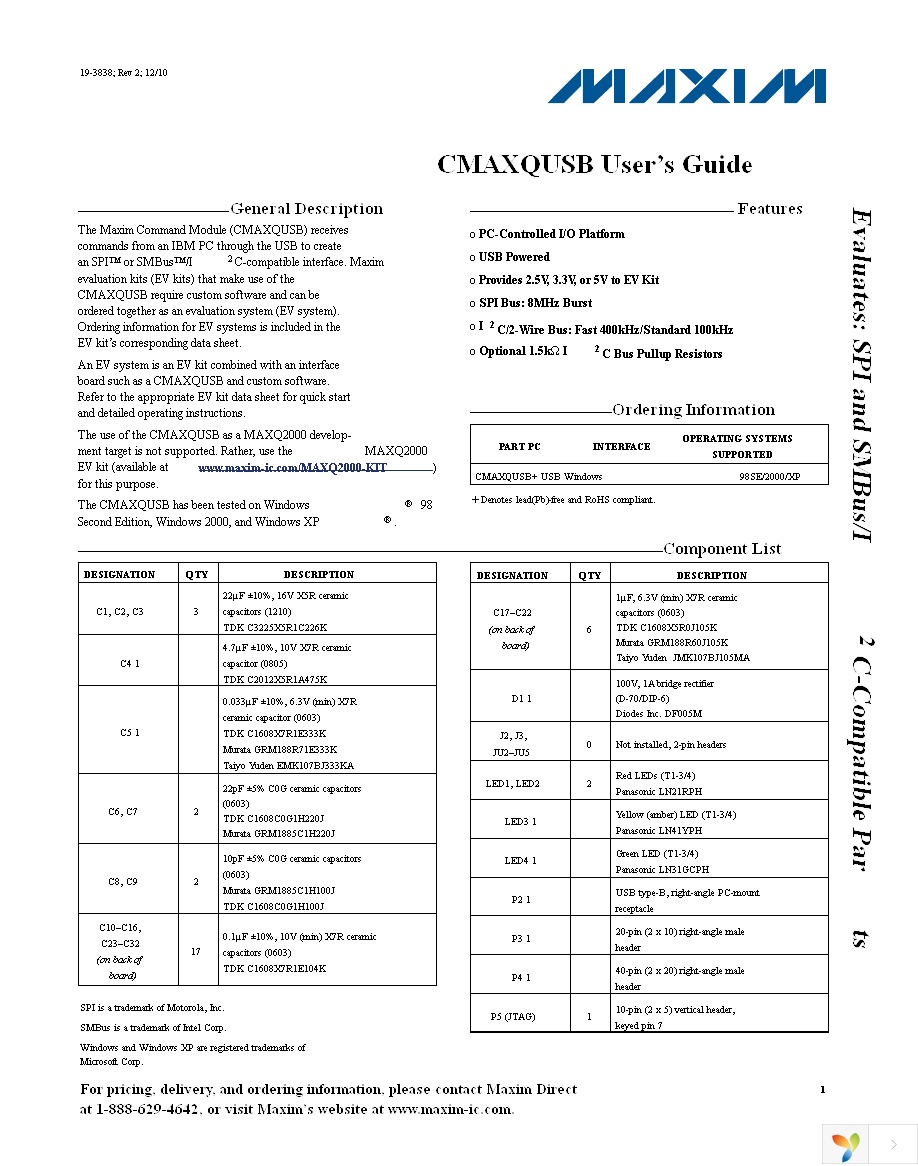 CMAXQUSB+ Page 1