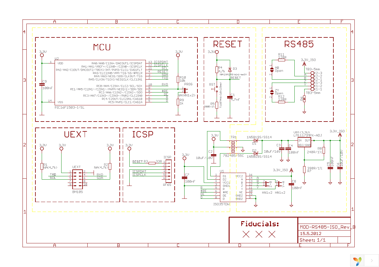 MOD-RS485-ISO Page 1