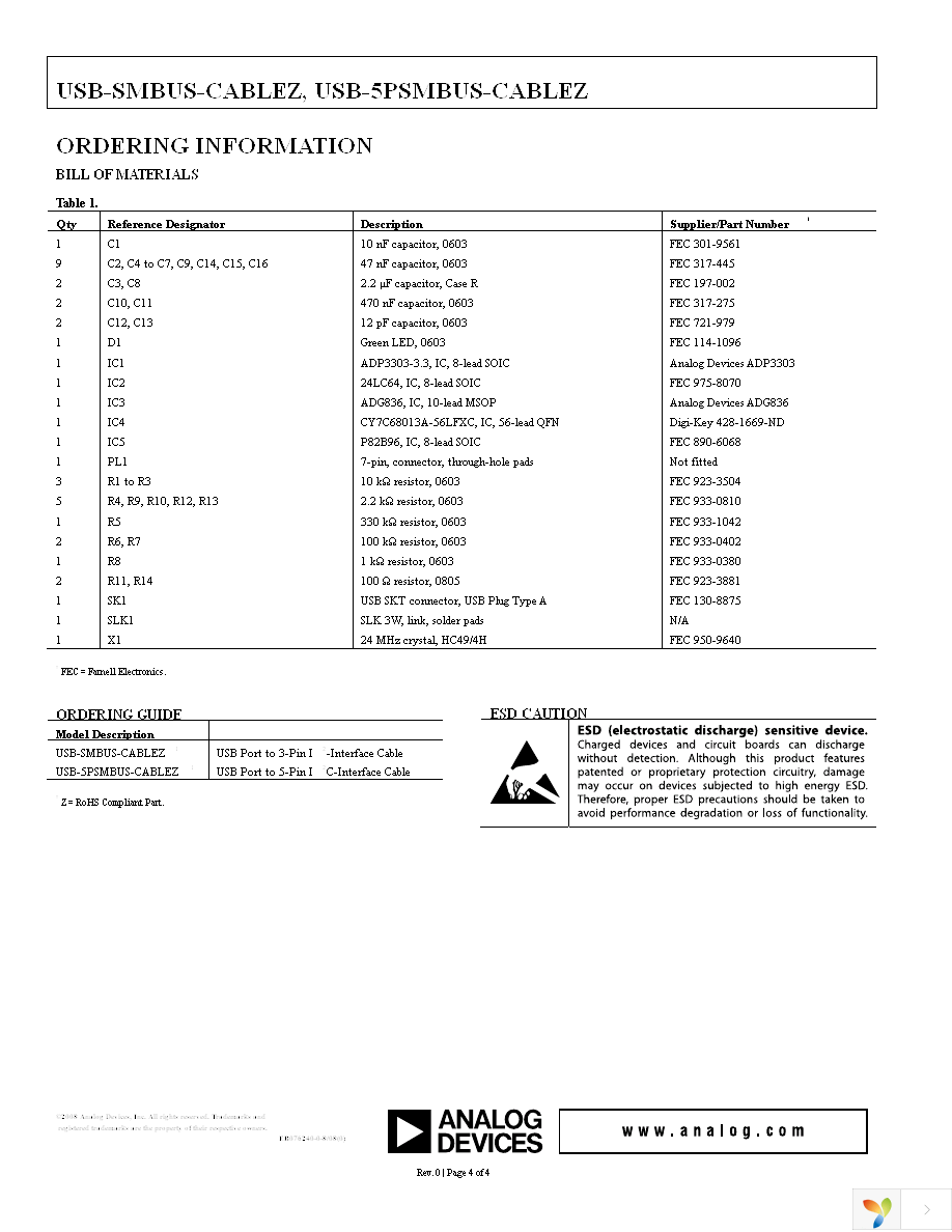 USB-5PSMBUS-CABLEZ Page 4