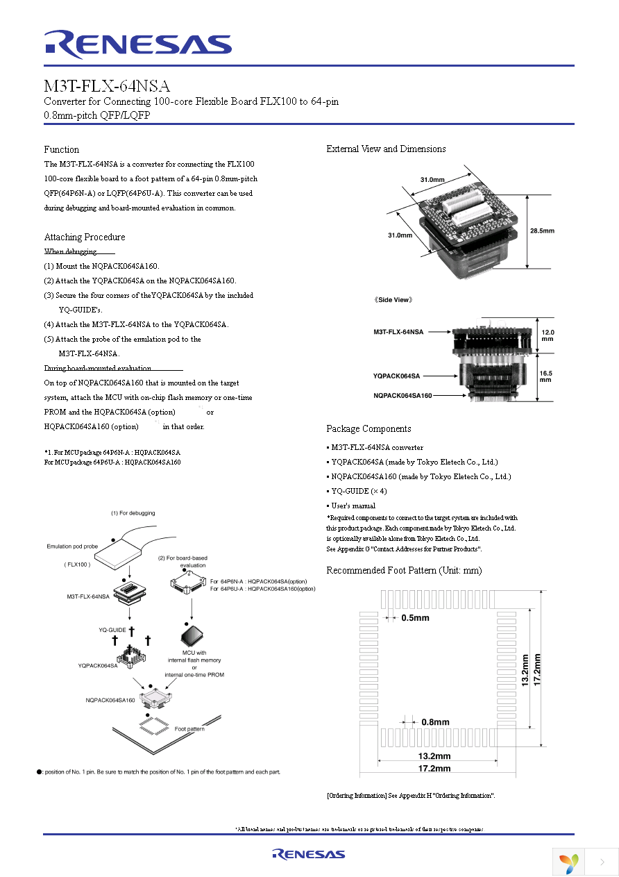 M3T-FLX-64NSA Page 3