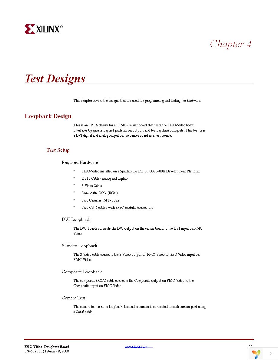 HW-FMC-VIDEO-DC-G Page 29