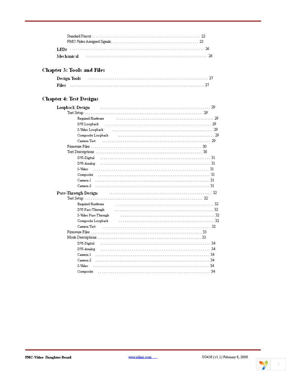 HW-FMC-VIDEO-DC-G Page 4