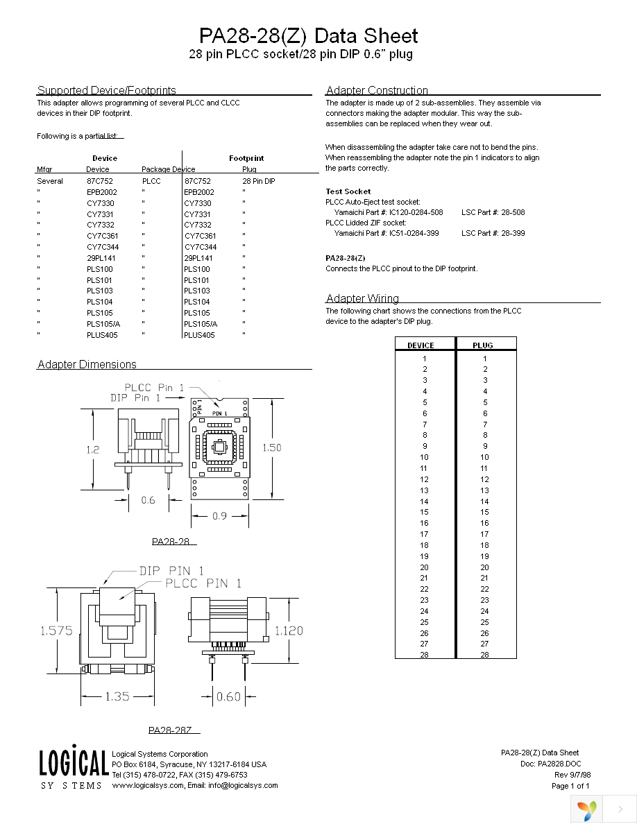 PA28-28Z Page 1