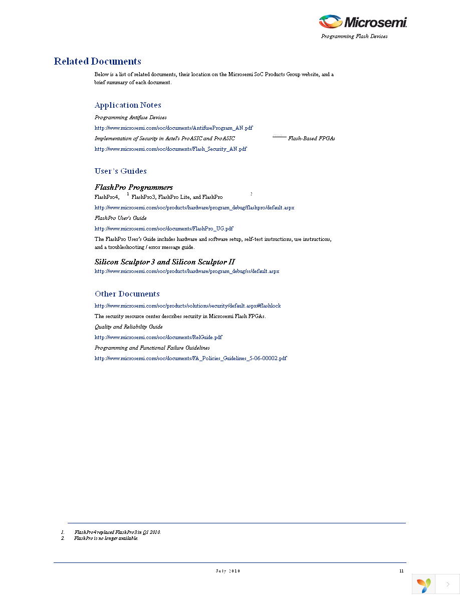 SMPA-ISP-ACTEL-3-KIT Page 11