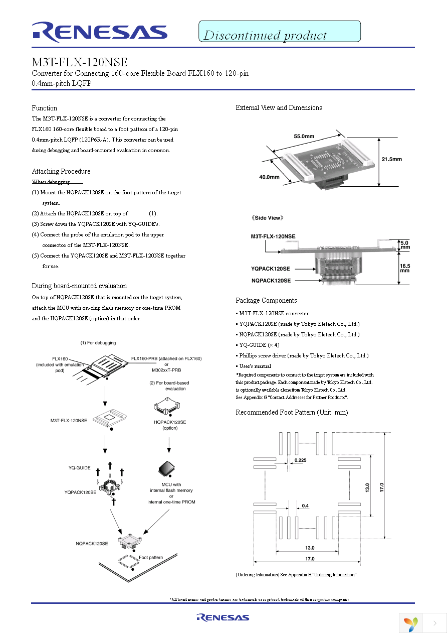 M3T-FLX-120NSE Page 3