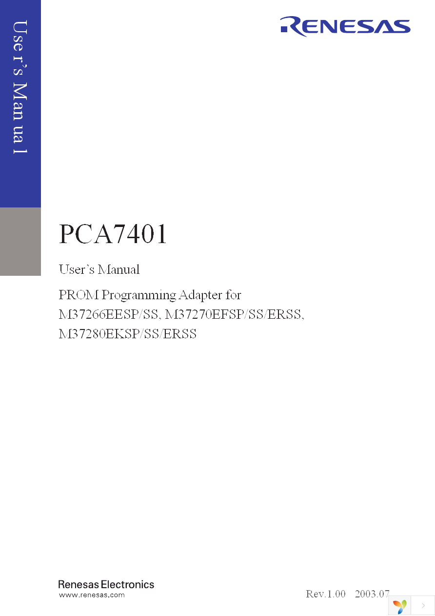 PCA7401 Page 3