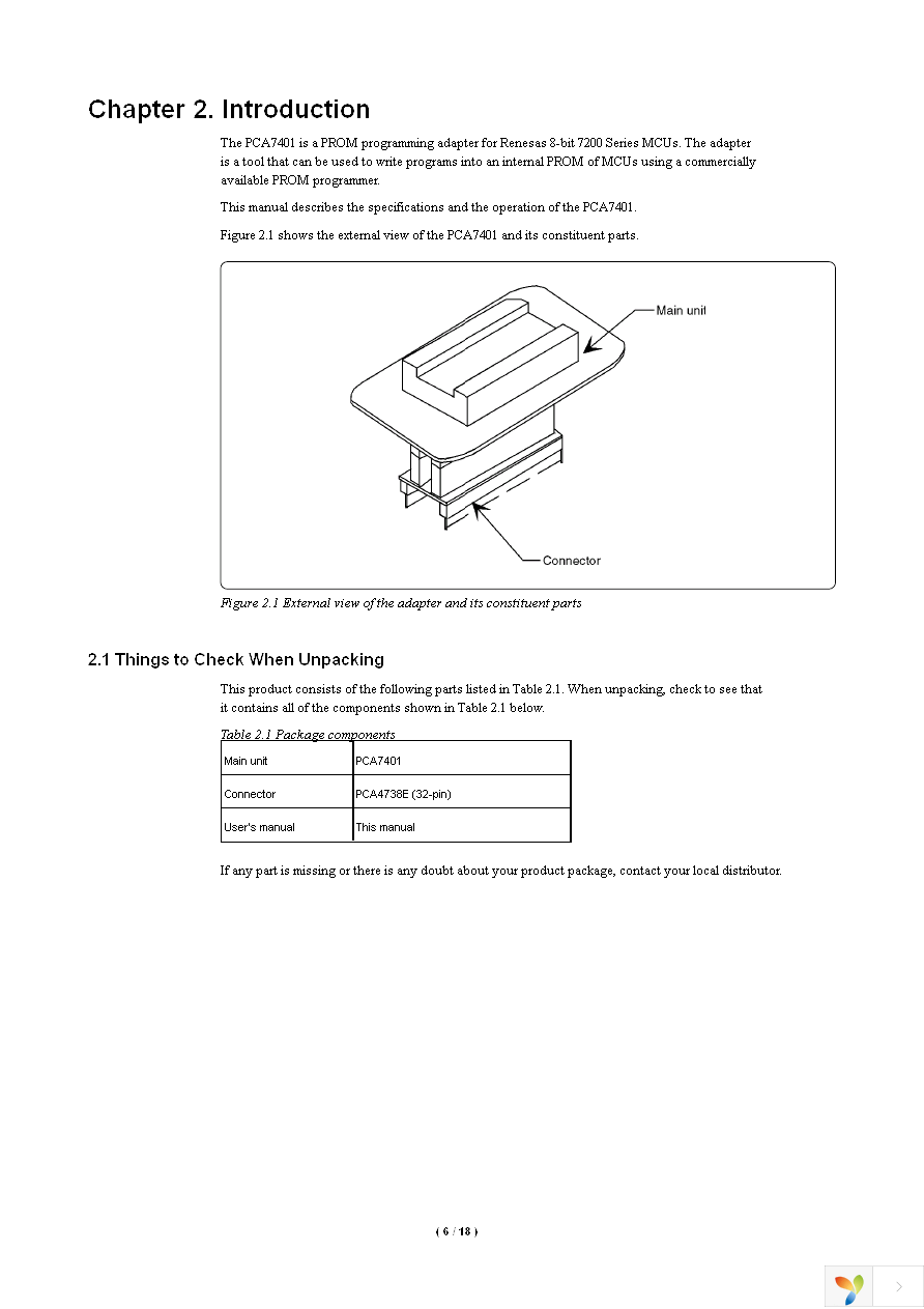 PCA7401 Page 8