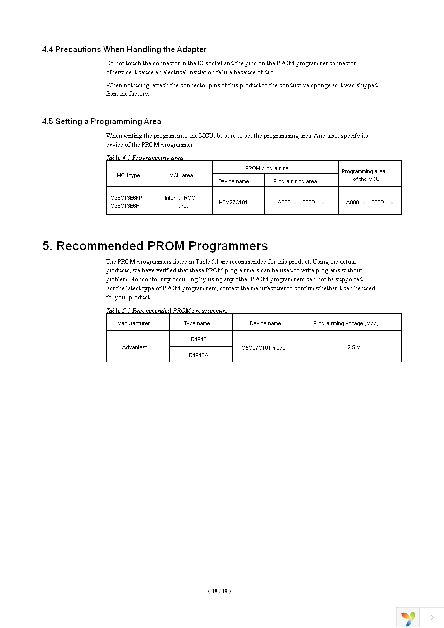 PCA7438H-64A Page 12