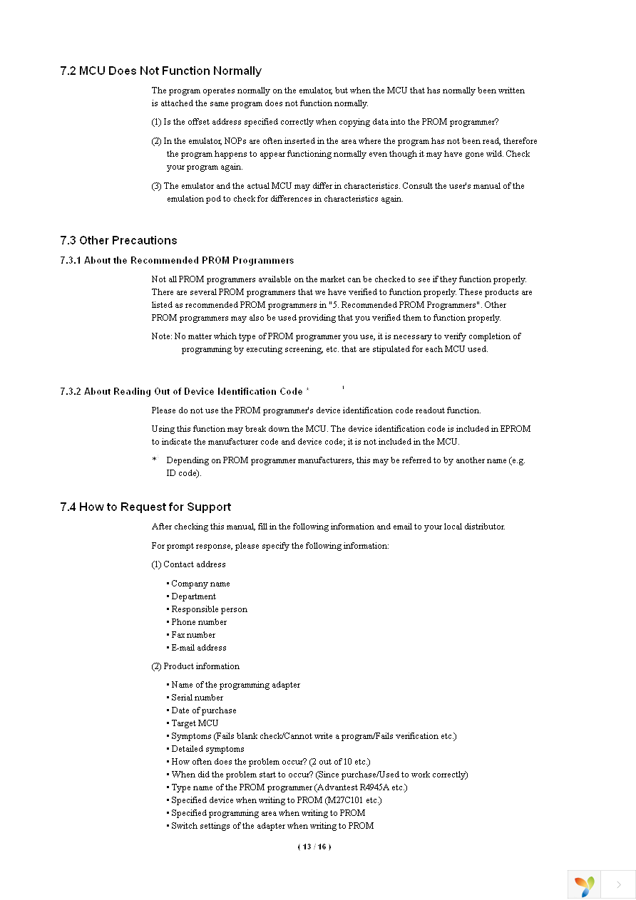 PCA7438H-64A Page 15