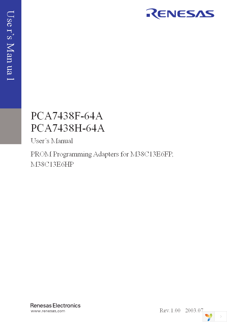 PCA7438H-64A Page 3